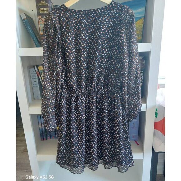 Madewell  Floral Mini Dress (Re)sourced Georgette Button-FrontSize S - Picture 11 of 11